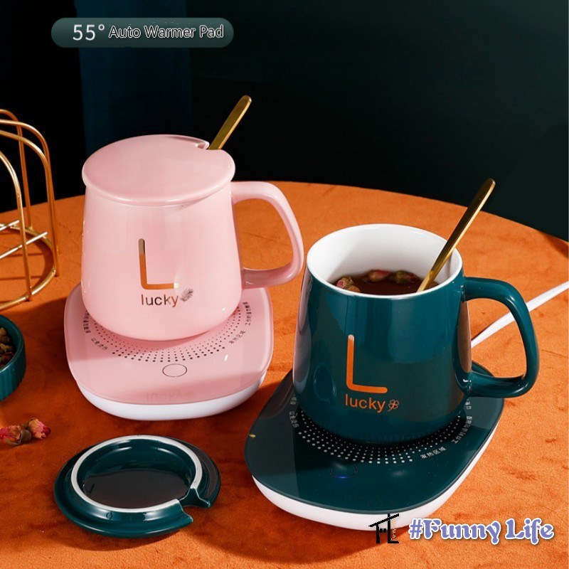 Hot Selling Smart Temperature Control Electric Cup Direct Deal Gift Set Matte Ceramic 55 Degree Mug