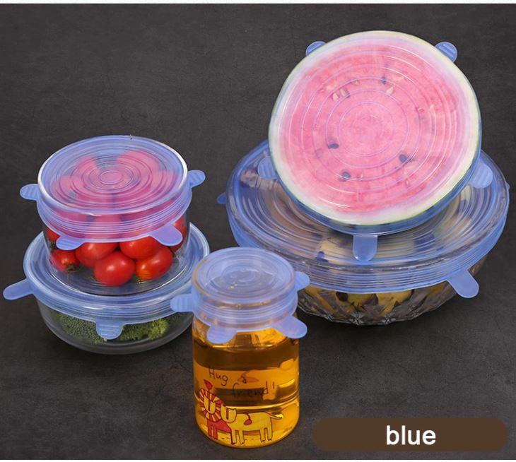 Silicone Reusable Stretch LIDS - ✅Pack Of 12 ✅Lids For Bowl, Can, Jar, Glassware, Food Saver Covers